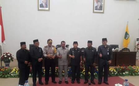 DPRD Rohul Gelar Paripurna Usulan Pengangkatan Wabup Sebagai Bupati Defenitif.